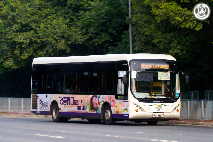 屿巴(天慈邨→深圳湾口岸)摄影资料 buscess 香港巴士摄影数据库