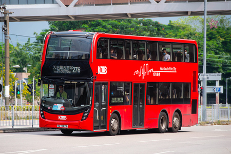 WV2878 @ 276 由 海星 於 屏夏路北行面向屏山康樂大樓門(屏夏路天水圍西鐵站門位)拍攝