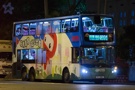 PJ5118 @ N691 由 海星 於 寶康路南行與寶豐路交界燈口梯(旭輝台梯)拍攝