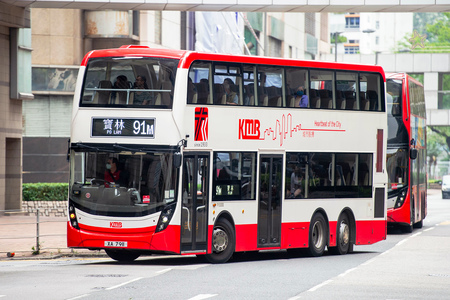 XA7911 @ 91M 由 海星 於 培成路右轉入坑口地鐵站門(坑口地鐵站門)拍攝